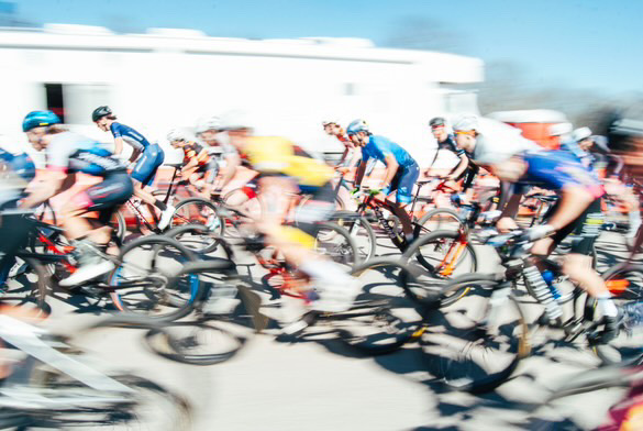 Race pack in motion